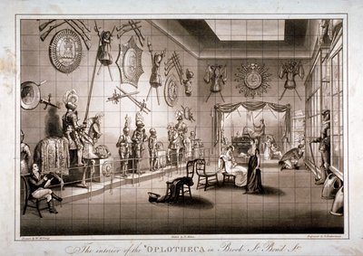 La Hoploteca, Brook Street, Westminster, Londres, c1810 de Thomas Sutherland