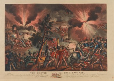 La salida de Bayona, 1814 de Thomas Sutherland