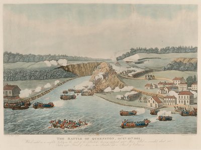 La batalla de Queenston, 13 de octubre de 1813 de Thomas Sutherland
