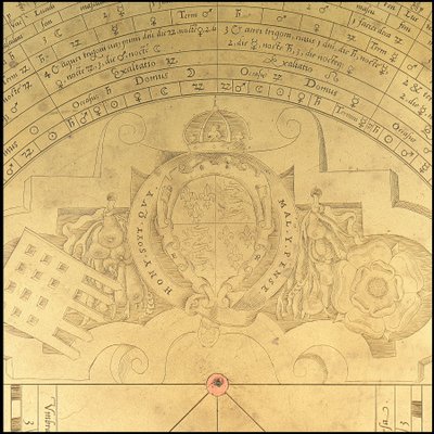Astrolabio: detalle anverso, c.1552 (bronce) de Thomas & Sutton Henry (c.1624 65) Gemini