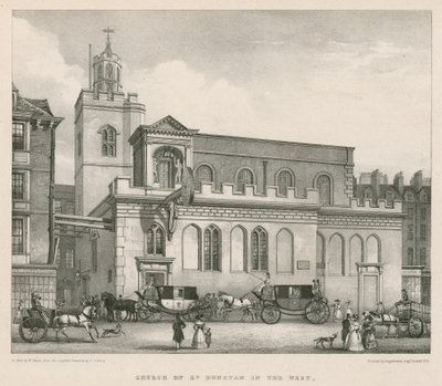 Iglesia de San Dunstan en el Oeste de Thomas Talbot Bury