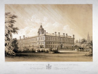 La Escuela Naval Real en New Cross, Lewisham, Londres de Thomas Talbot Bury