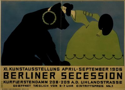 Secesión de Berlín 1906 / T. Heine / Cartel, 1906 de Thomas Theodor Heine