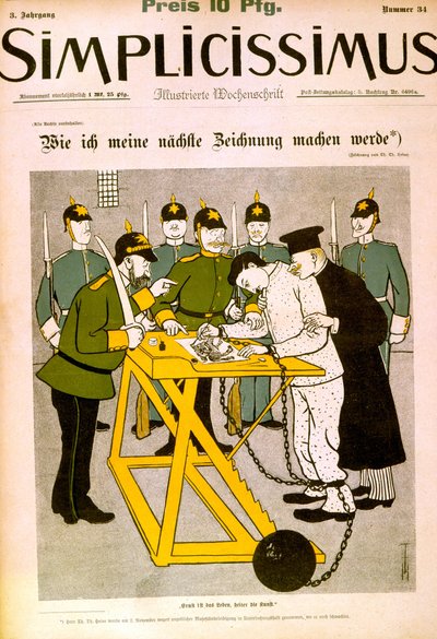 Censura de la prensa alemana de Thomas Theodor Heine