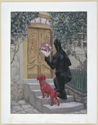 Der Simplicissimus como Gratultant de Thomas Theodor Heine
