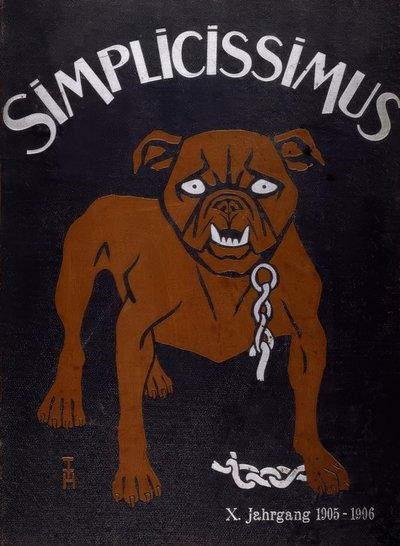 Este es el perro de Thomas Theodor Heine