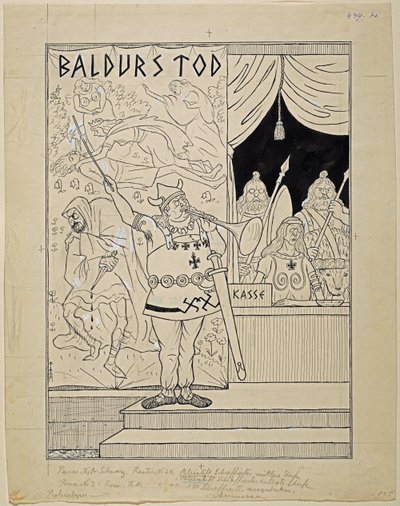 competencia por Oberammergau; Simplicissimus XXXV/8 de Thomas Theodor Heine