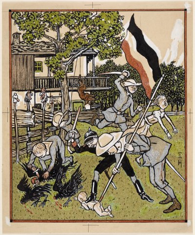 como cantaban los antiguos; Simplicissimus V/22 de Thomas Theodor Heine