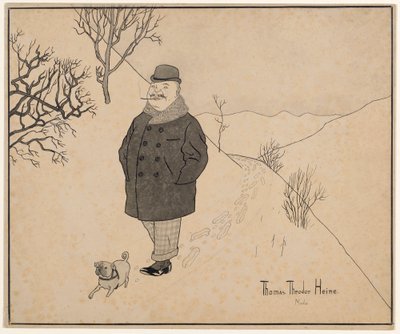 Winterspaziergang de Thomas Theodor Heine