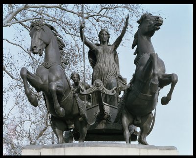 Boudica, 1850s (bronce) de Thomas Thornycroft