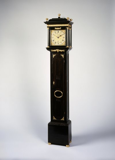Reloj de pie de mes Roman de Carlos II de Thomas Tompion
