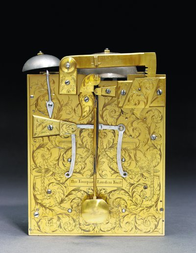 Reloj de sobremesa montado de James II con repetición de cuartos, no. 166, c.1690-95 de Thomas Tompion