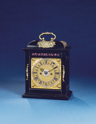 Reloj de soporte con repetición de cuartos de la Reina Ana, No. 376, c.1705 de Thomas Tompion