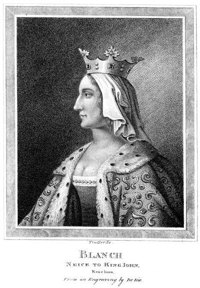 Blanca de Castilla, sobrina del rey Juan de Thomas Trotter