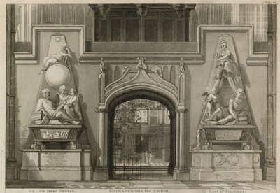 Entrada al coro, Abadía de Westminster, Londres de Thomas Uwins