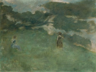 El Zorzal Ermitaño, 1890 de Thomas Wilmer Dewing