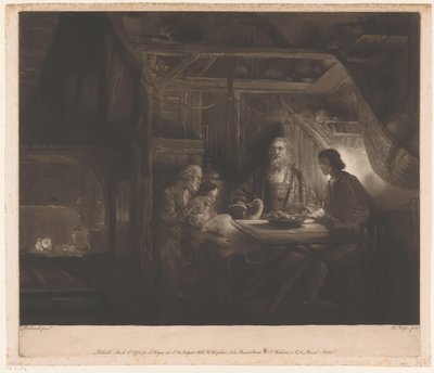 Júpiter y Mercurio en la Casa de Filemón y Baucis de Thomas Watson