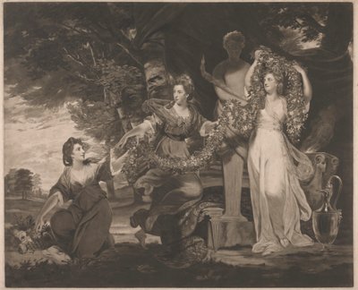 La Honorable Sra. Beresford con la Marquesa Townshend y la Honorable Sra. Gardiner Adorando un Término de Himen de Thomas Watson