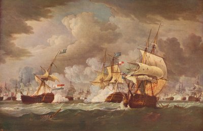La Batalla de Camperdown, c1800 de Thomas Whitcombe