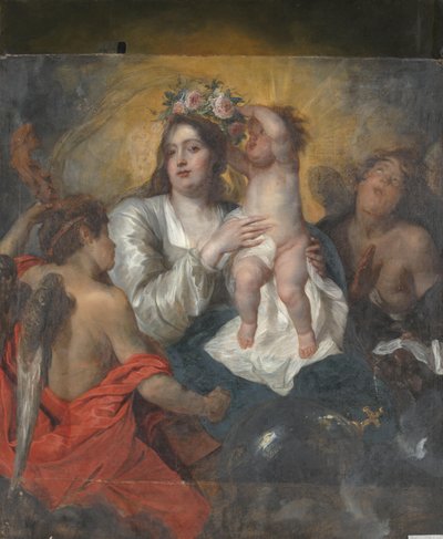 La Virgen coronada por el Niño Jesús de Thomas Willeboirts Bosschaert