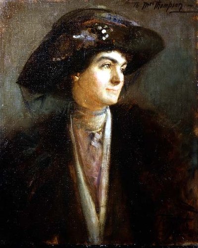Retrato en Busto de Mabel Persis de Thomas William Roberts