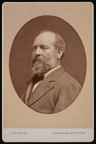 Retrato de James Abram Garfield 1831-1881, junio de 1880 de Thomas William Smillie