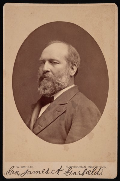 Retrato de James Abram Garfield 1831-1881, junio de 1880 de Thomas William Smillie