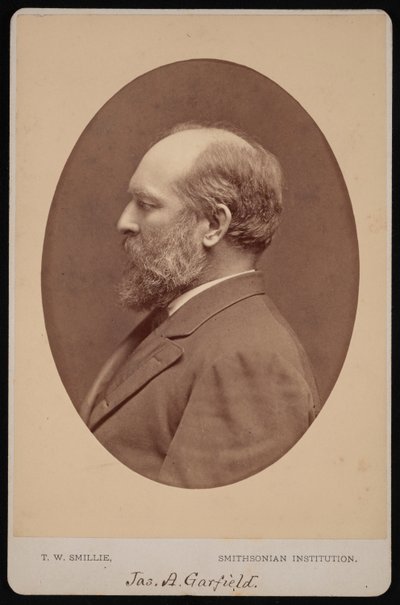 Retrato de James Abram Garfield 1831-1881, junio de 1880 de Thomas William Smillie