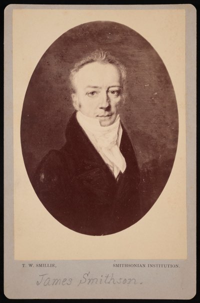 Retrato de James Smithson 1765-1829, 1816 fotografiado en la década de 1870 de Thomas William Smillie