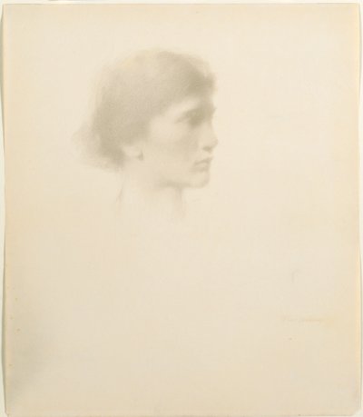 Cabeza de una mujer, 1894 o después de Thomas Wilmer Dewing
