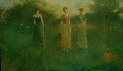 En el jardín de Thomas Wilmer Dewing