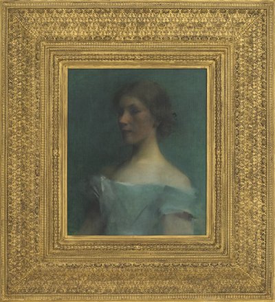Retrato en Azul, 1898 de Thomas Wilmer Dewing