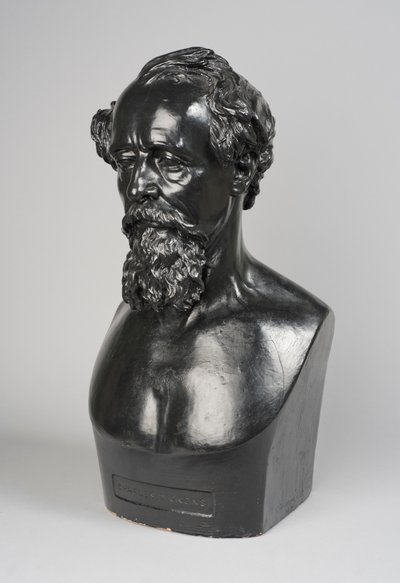 Copia de un busto de Charles Dickens de Thomas Woolner