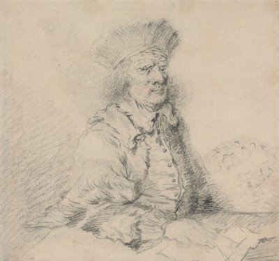 Rembrandt con sombrero de piel de Thomas Worlidge