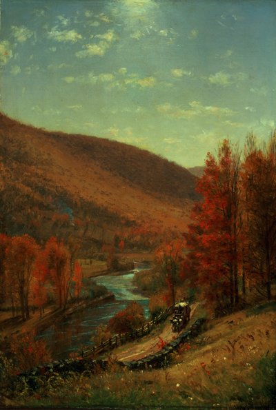 Un Camino a Través de Belvedere, Vermont de Thomas Worthington Whittredge