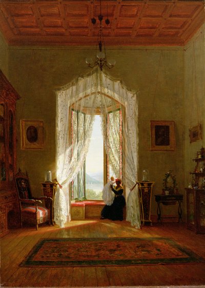 Una Ventana, Casa en el Río de Thomas Worthington Whittredge