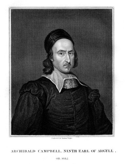 Archibald Campbell, 9º Conde de Argyll, estadista, 1828 de Thomas Wright