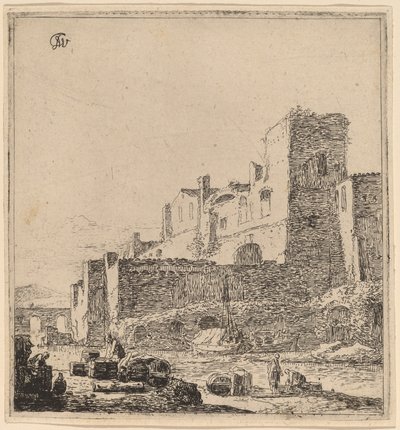 Marineros en la Orilla de Thomas Wyck