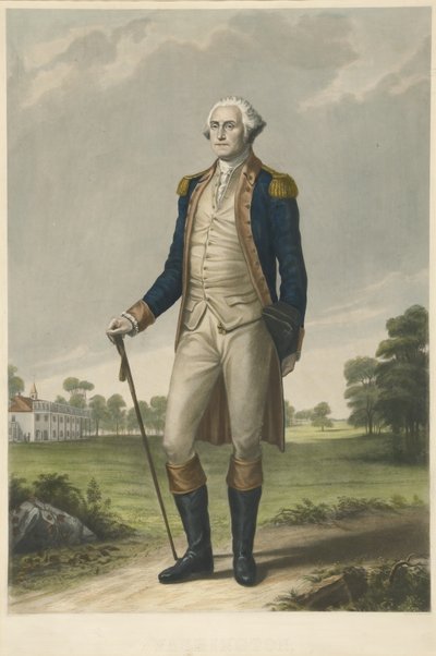 Washington, pub. 1859 de Thomas after Hicks