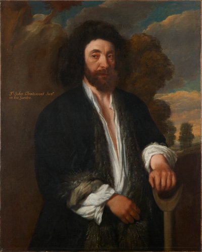 John Tradescant el Joven como jardinero de Thomas de Critz