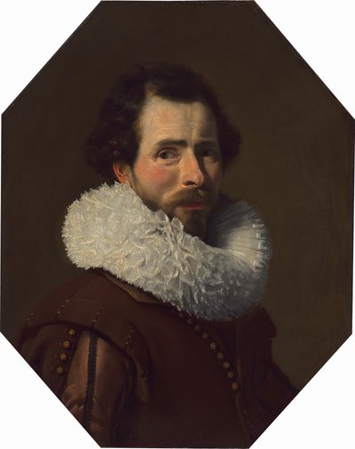 Retrato de un caballero con un cuello elegante de Thomas de Keyser