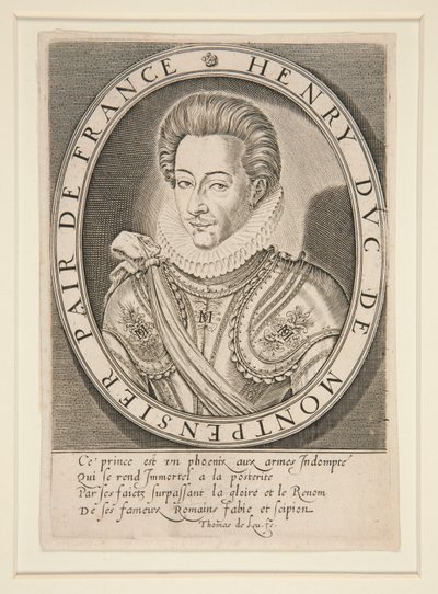 Enrique de Borbón, duque de Montpensier de Thomas de Leu