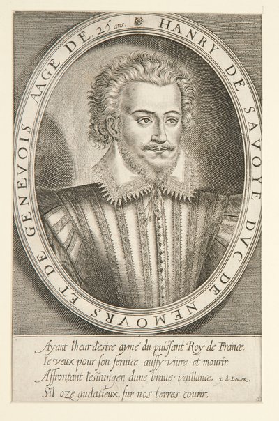 Enrique de Saboya, duque de Nemours de Thomas de Leu
