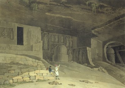 Parte de las cuevas de Kanaree, Salsette, placa 62 de 