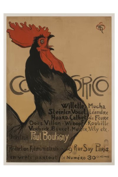 Cocorico de Théophile-Alexandre Steinlen