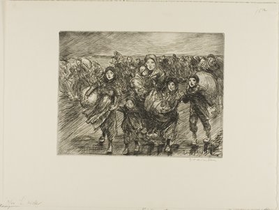Antes de la invasión de Théophile Alexandre Pierre Steinlen