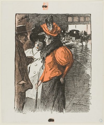 Conversación de Théophile Alexandre Pierre Steinlen