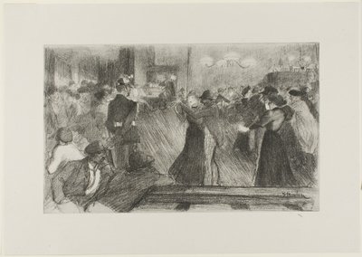 Salón de baile de Théophile Alexandre Pierre Steinlen