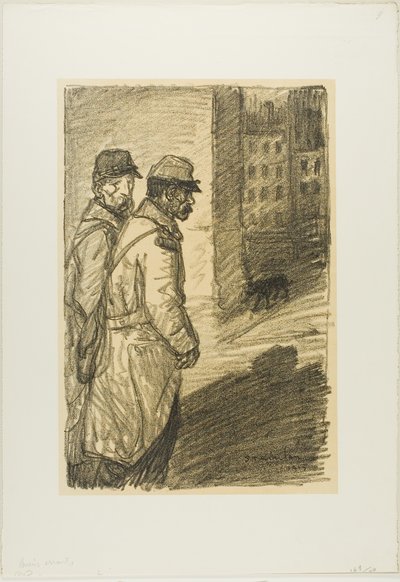 Perros errantes de Théophile Alexandre Pierre Steinlen