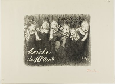 En beneficio de la guardería del distrito 16 de Théophile Alexandre Pierre Steinlen